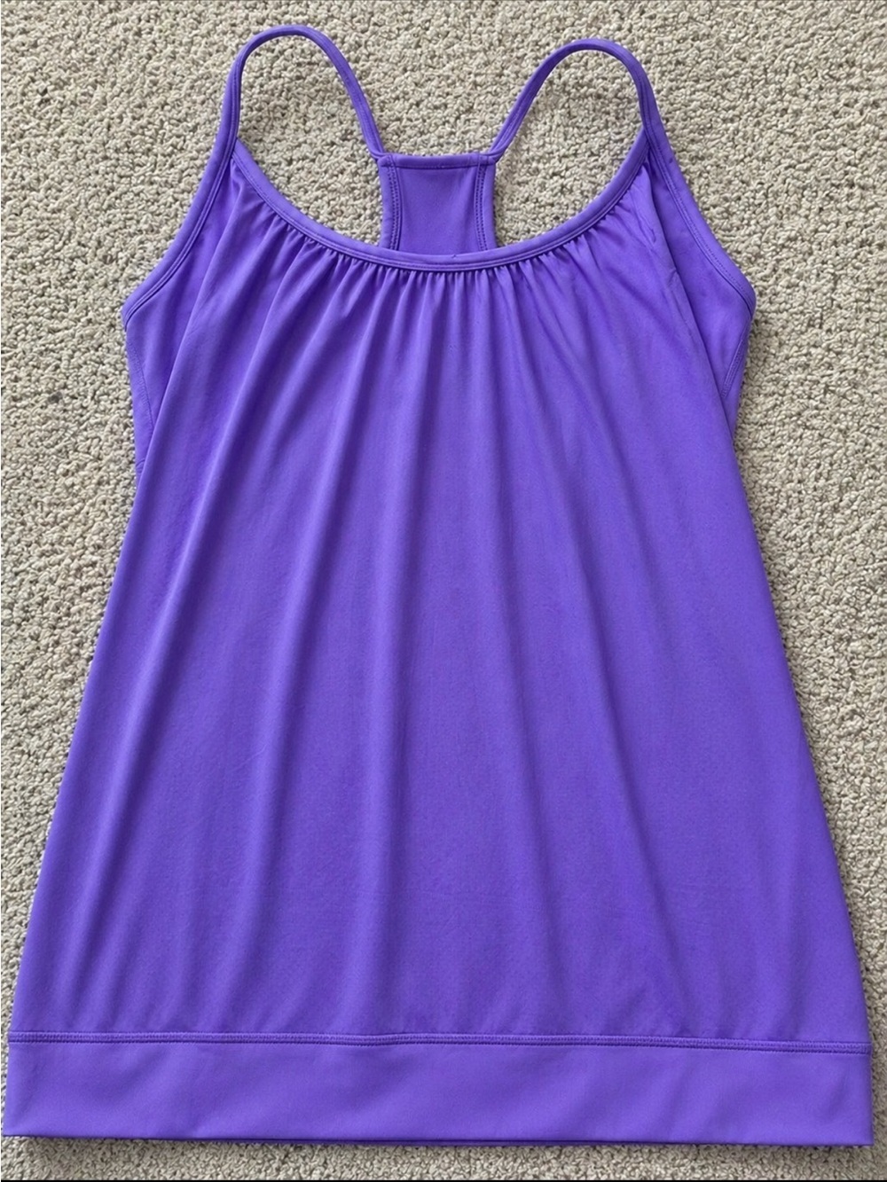 lululemon athletica Violet Racerback Tank with Shelf Bra